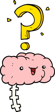 bir insan tarafından çizilmiş garip bir beyin.