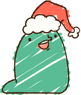 Bir insan tarafından çizilmiş Noel Sümüklüsü Tebeşiri