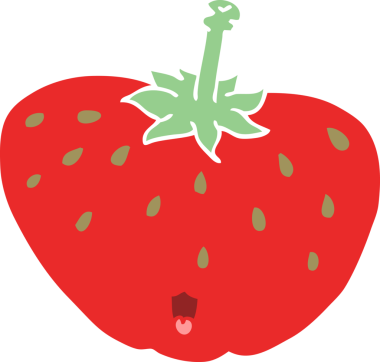 Bir insan tarafından çizilmiş düz renkli karikatür.