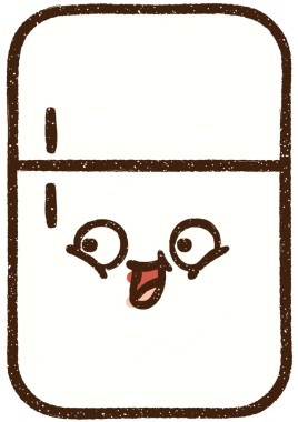 Bir insan tarafından çizilen Buzdolabı Tebeşiri