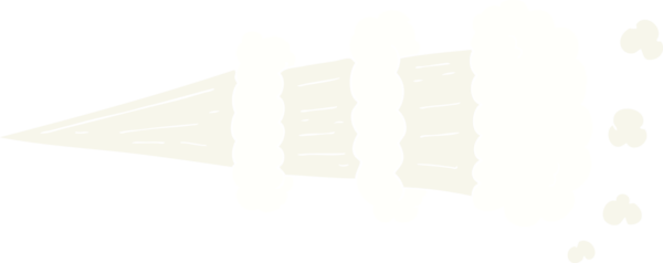 Bir insan tarafından çizilen buhar patlamasının düz renk çizimi