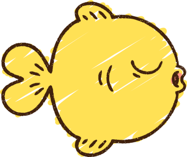 Bir insan tarafından çizilmiş Balık Tebeşiri