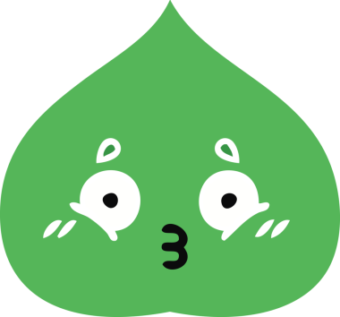 Bir insan tarafından çizilmiş dışavurumsal yaprağın düz renk retro karikatürü