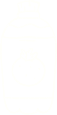 Bir insan tarafından çizilmiş portakal suyu tebeşiri.