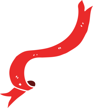 Bir insan tarafından çizilmiş yüzen karalama kurdelesi.