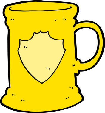 Bir insan tarafından çizilmiş eski bir karikatür.