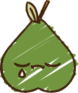 Ağlayan Armut Tebeşiri Bir insan tarafından çizilmiş