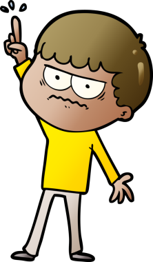 Bir insan tarafından çizilmiş rahatsız bir adam.