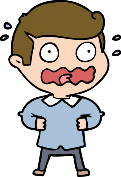 Çizgi filmdeki adam bir insan tarafından çizilmiş.