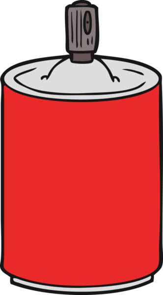 Bir insan tarafından çizilmiş karikatür spreyi.