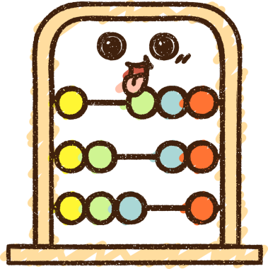 Bir insan tarafından çizilen Abaküs Tebeşiri