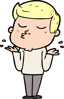 Bir insan tarafından çizilmiş karikatür mankeni adam.