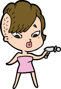 Bir insan tarafından çizilmiş bir karikatür.