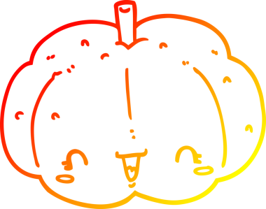 Bir insan tarafından çizilmiş bir çizgi balkabağı çizimi