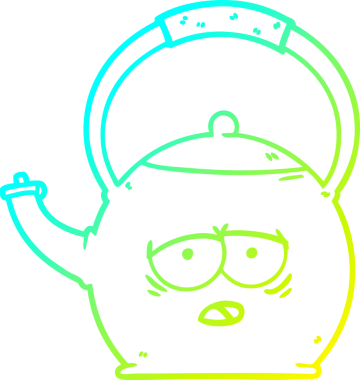 Bir insan tarafından çizilmiş bir karikatür çizimi.