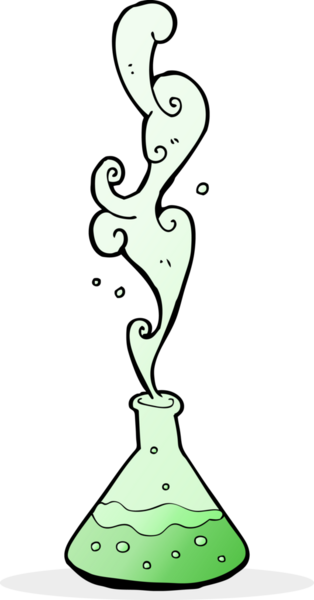 bir insan tarafından çizilmiş karikatür bilim deneyi