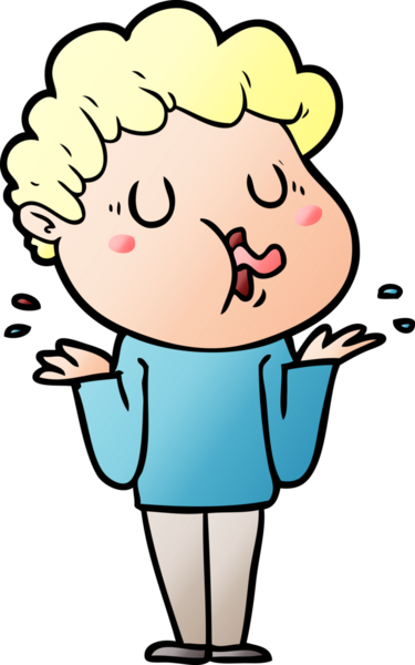 Bir insan tarafından çizilmiş çizgi film şarkıcısı.