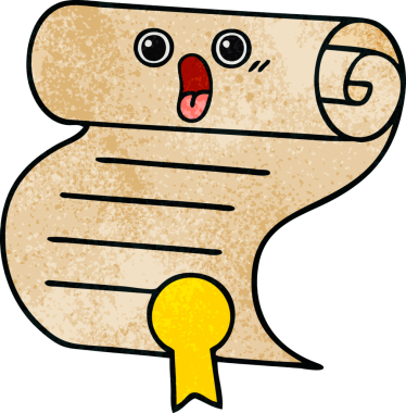 Bir insan tarafından çizilen kontratın retro grunge doku karikatürü