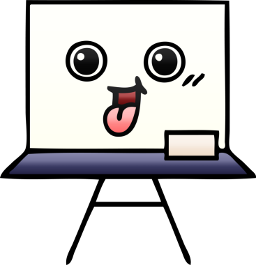 Bir insan tarafından çizilmiş beyaz bir karikatür.