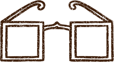 Güneş gözlüğü Kömürü Bir insan tarafından çizilmiş