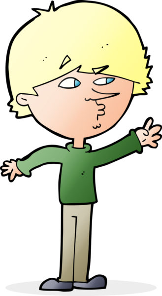 Çizgi filmdeki endişeli adam bir insan tarafından çiziliyor.