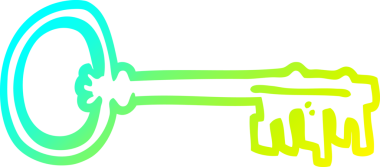 Bir insan tarafından çizilmiş eski bir karikatür çizimi