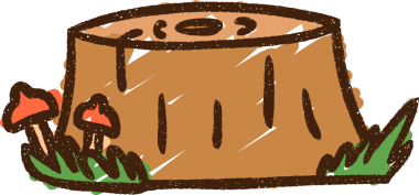 Bir insan tarafından çizilen Ağaç Ağacı Tebeşiri