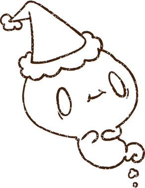 Bir insan tarafından çizilmiş Noel Hayaleti Kömürü