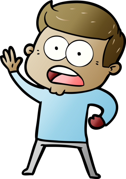 Bir insan tarafından çizilmiş bir karikatür.