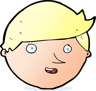 Bir insan tarafından çizilmiş mutlu bir yüz.