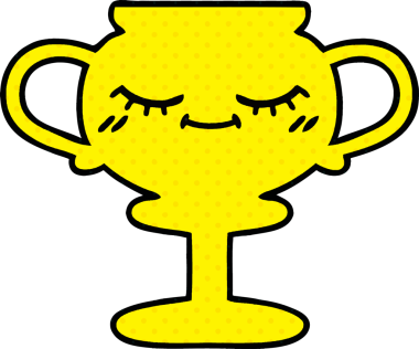 Bir insan tarafından çizilmiş bir kupanın çizgi romanı.