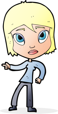 Bir insan tarafından çizilmiş bir karikatür.