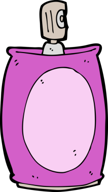 Bir insan tarafından çizilmiş çizgi film spreyi.