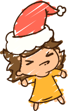 Bir insan tarafından çizilen Noel Kadın Tebeşiri