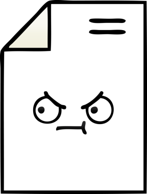 Bir insan tarafından çizilmiş kağıdın gölgeli karikatürü