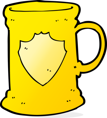 Bir insan tarafından çizilmiş eski bir karikatür.