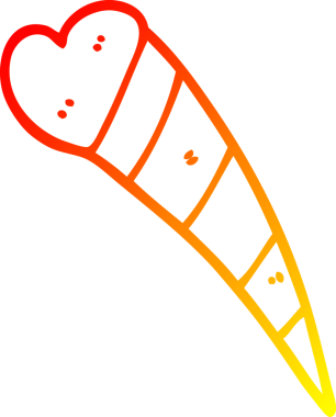 Bir insan tarafından çizilmiş kalp dekoratif elementi çeken bir karikatür çizimi.