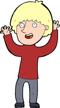 Bir insan tarafından çizilmiş mutlu çocuk çizgi filmi.