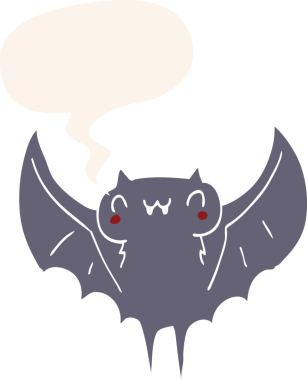 Konuşma baloncuğu olan çizgi film sopası insan tarafından çizilmiş.