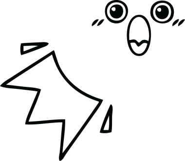 Bir insan tarafından çizilmiş bir basketbol topunun çizgi çizimi