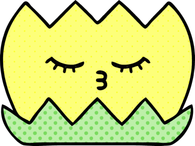 Bir insan tarafından çizilmiş bir nilüfer çiçeği çizgi filmi.