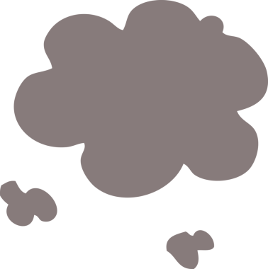 Bir insan tarafından çizilmiş karalama dumanı.