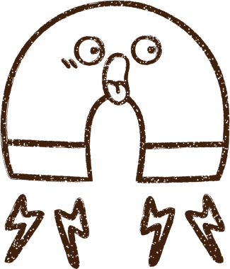 Bir insan tarafından çizilmiş mıknatıs kömürü