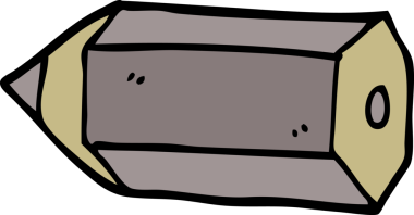 Bir insan tarafından çizilmiş karalama renkli kalem.