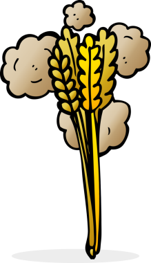 bir insan tarafından çizilmiş karikatür samanı