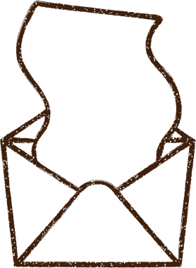 Boş Harf Kömürü Bir insan tarafından çizilmiş