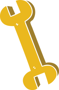 Bir insan tarafından çizilmiş tuhaf bir çizgi film anahtarı.