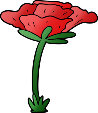 Bir insan tarafından çizilmiş haşhaş çizgi filmi.