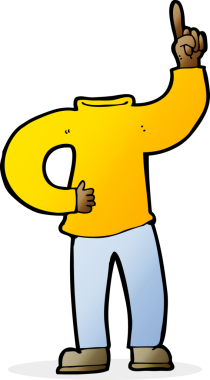 Bir insan tarafından çizilmiş kafasız bir vücut.