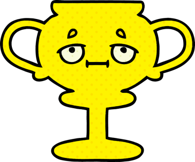 Bir insan tarafından çizilmiş bir kupanın çizgi romanı.